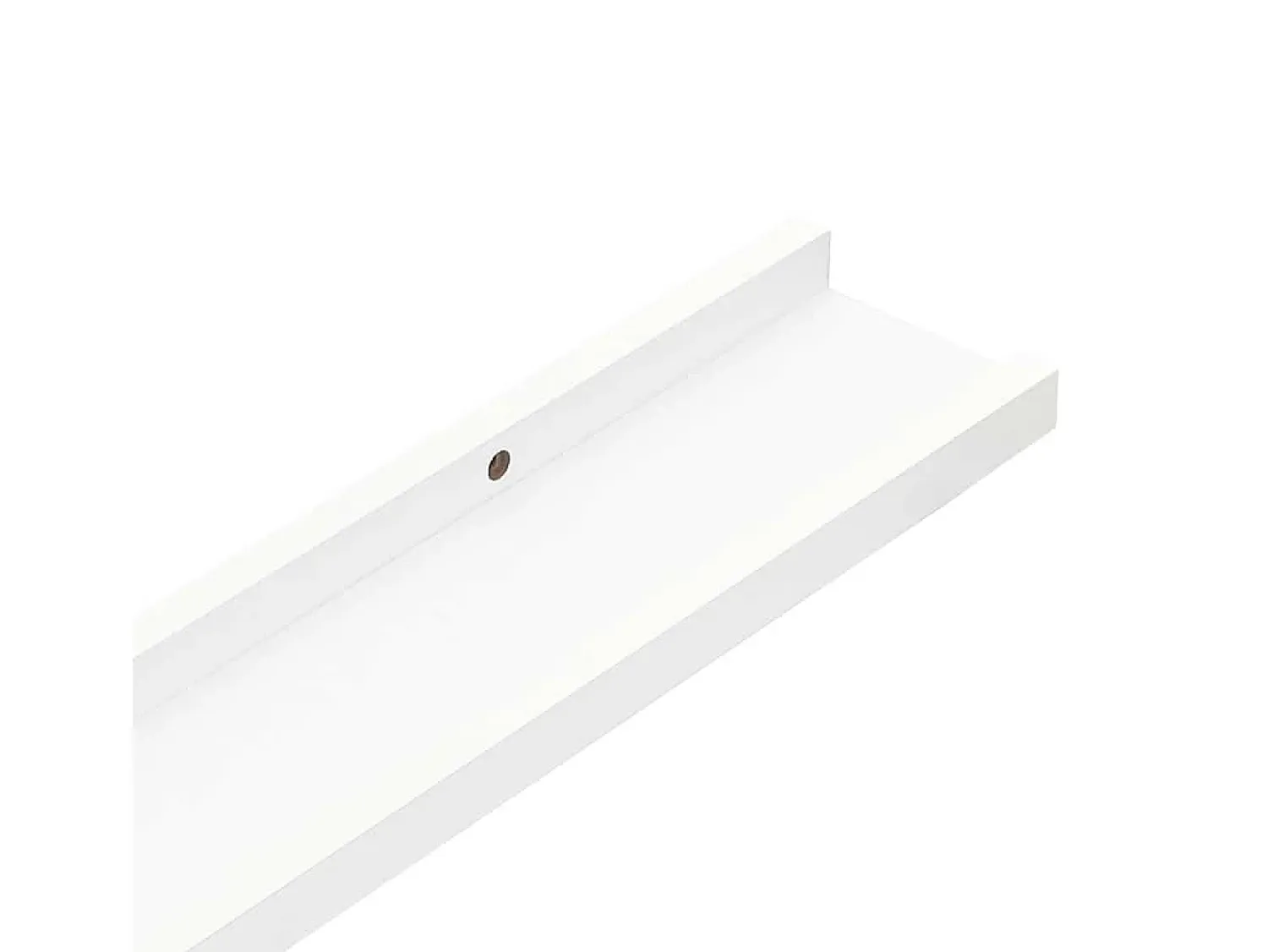 vidaxl Unidade de prateleiras com rebordo 2 pcs 60x9x3 cm MDF^ Prateleira