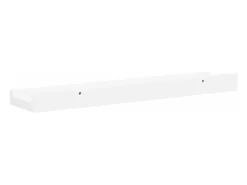 Prateleira|vidaxl Unidade de prateleiras com rebordo 2 pcs 40x9x3 cm MDF Branco