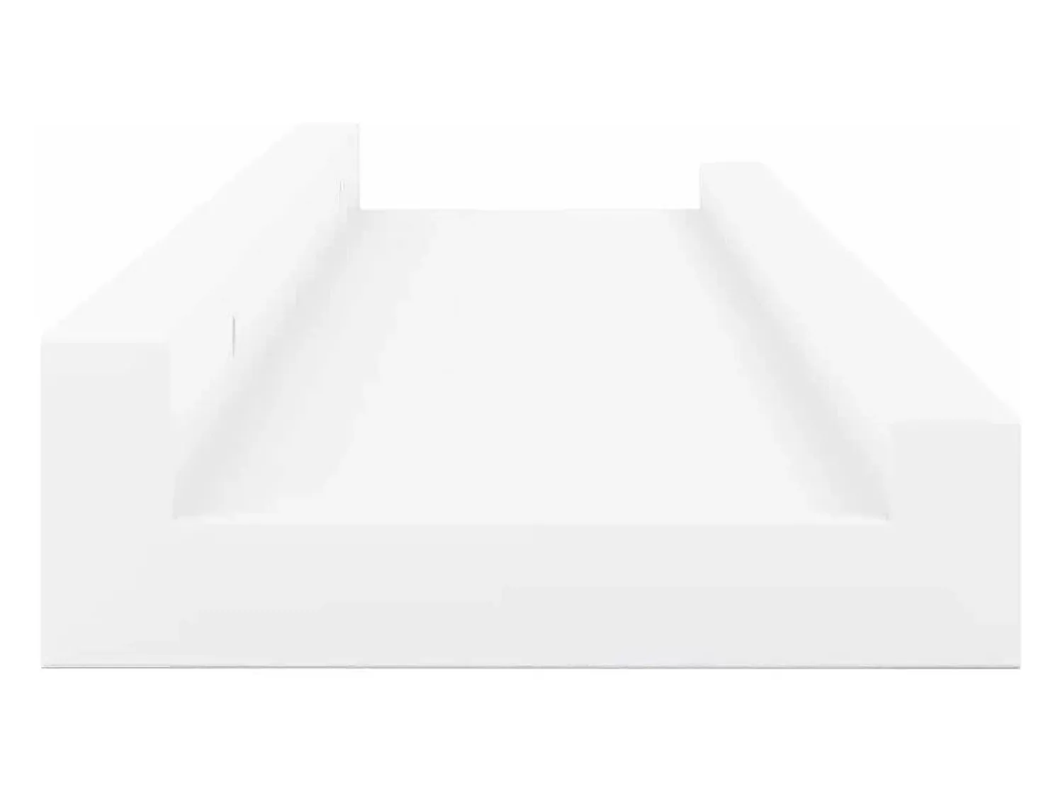 Prateleira|vidaxl Unidade de prateleiras com rebordo 2 pcs 40x9x3 cm MDF Branco
