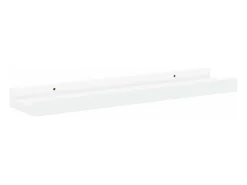 Prateleira|vidaxl Unidade de prateleiras com rebordo 2 pcs 40x9x3 cm MDF Branco
