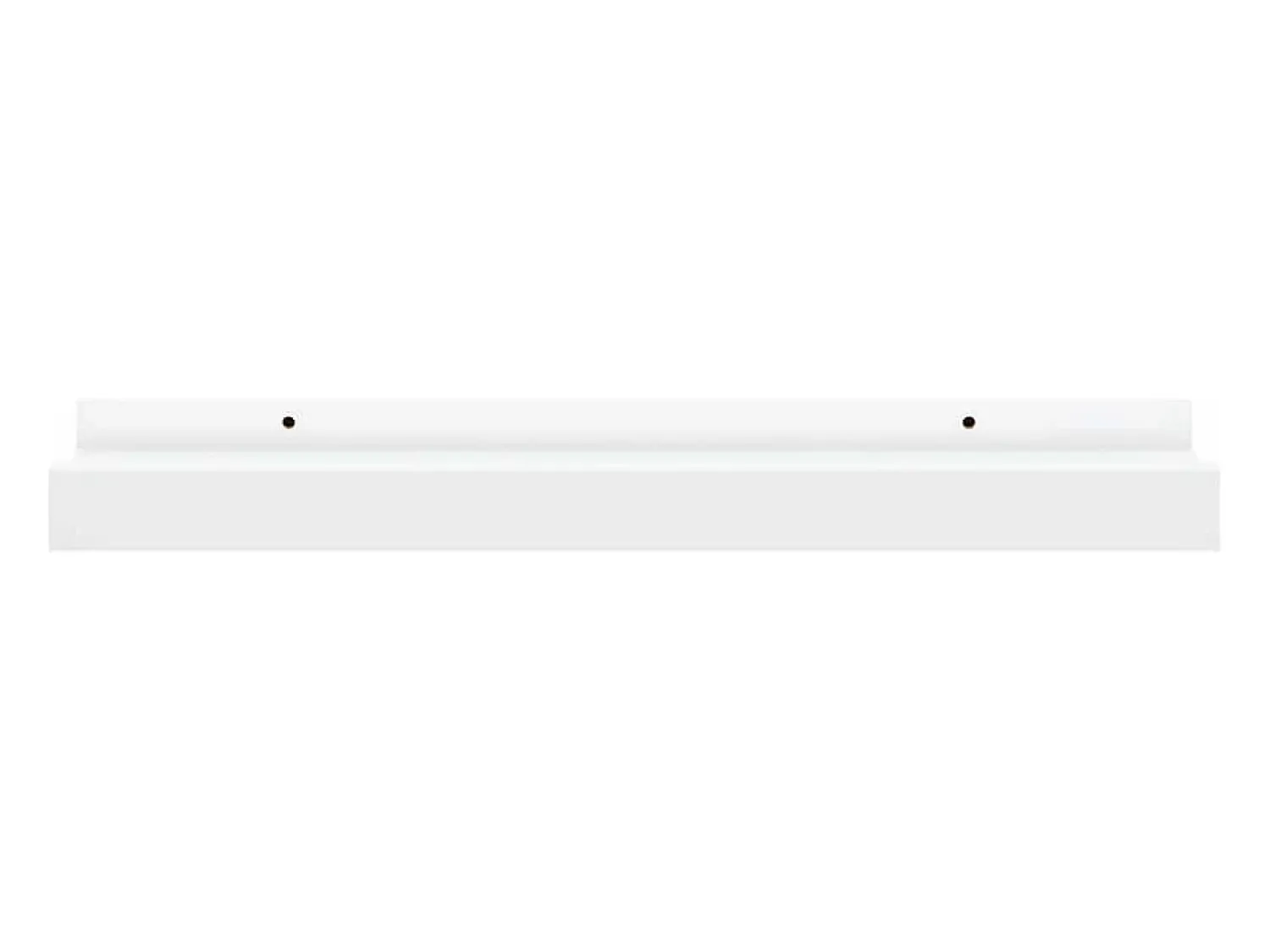 Prateleira|vidaxl Unidade de prateleiras com rebordo 2 pcs 40x9x3 cm MDF Branco