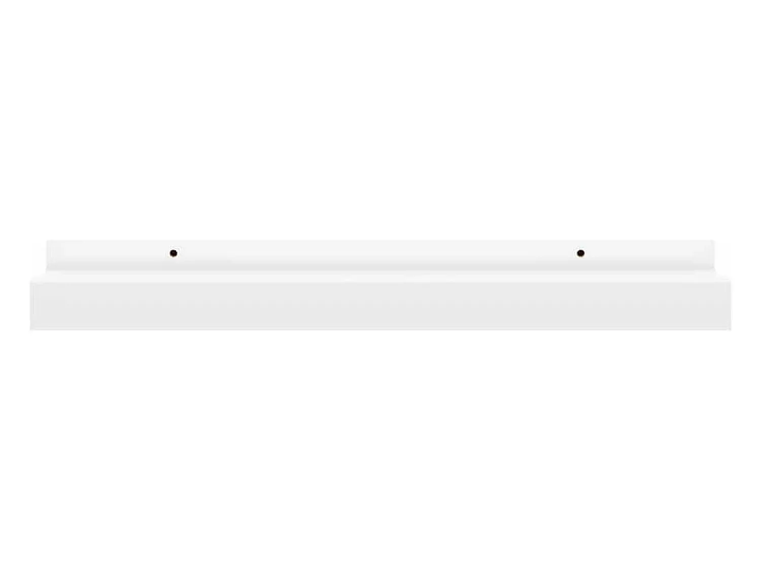Prateleira|vidaxl Unidade de prateleiras com rebordo 2 pcs 40x9x3 cm MDF Branco