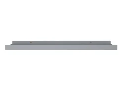 Prateleira* Unidade de prateleiras com rebordo 2 pcs 60x9x3 cm MDF PT825187 Cinzento