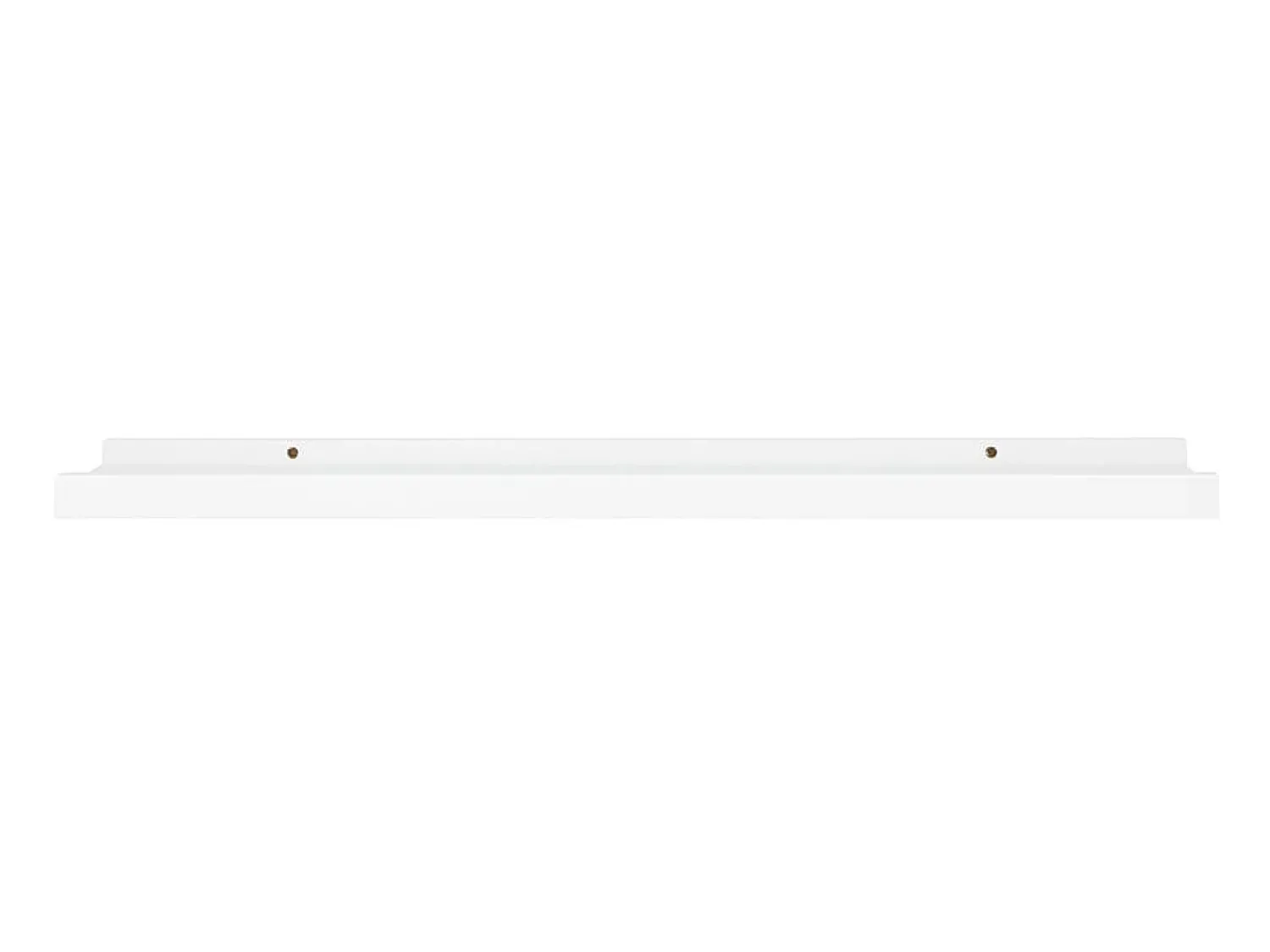 Unidade de prateleiras com rebordo 2 pcs 80x9x3 cm MDF PT422239^ Prateleira