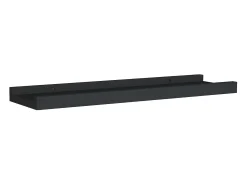 Unidade de prateleiras com rebordo 2 pcs 40x9x3 cm MDF PT925414^ Prateleira