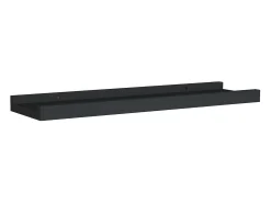 Unidade de prateleiras com rebordo 2 pcs 40x9x3 cm MDF PT925414^ Prateleira