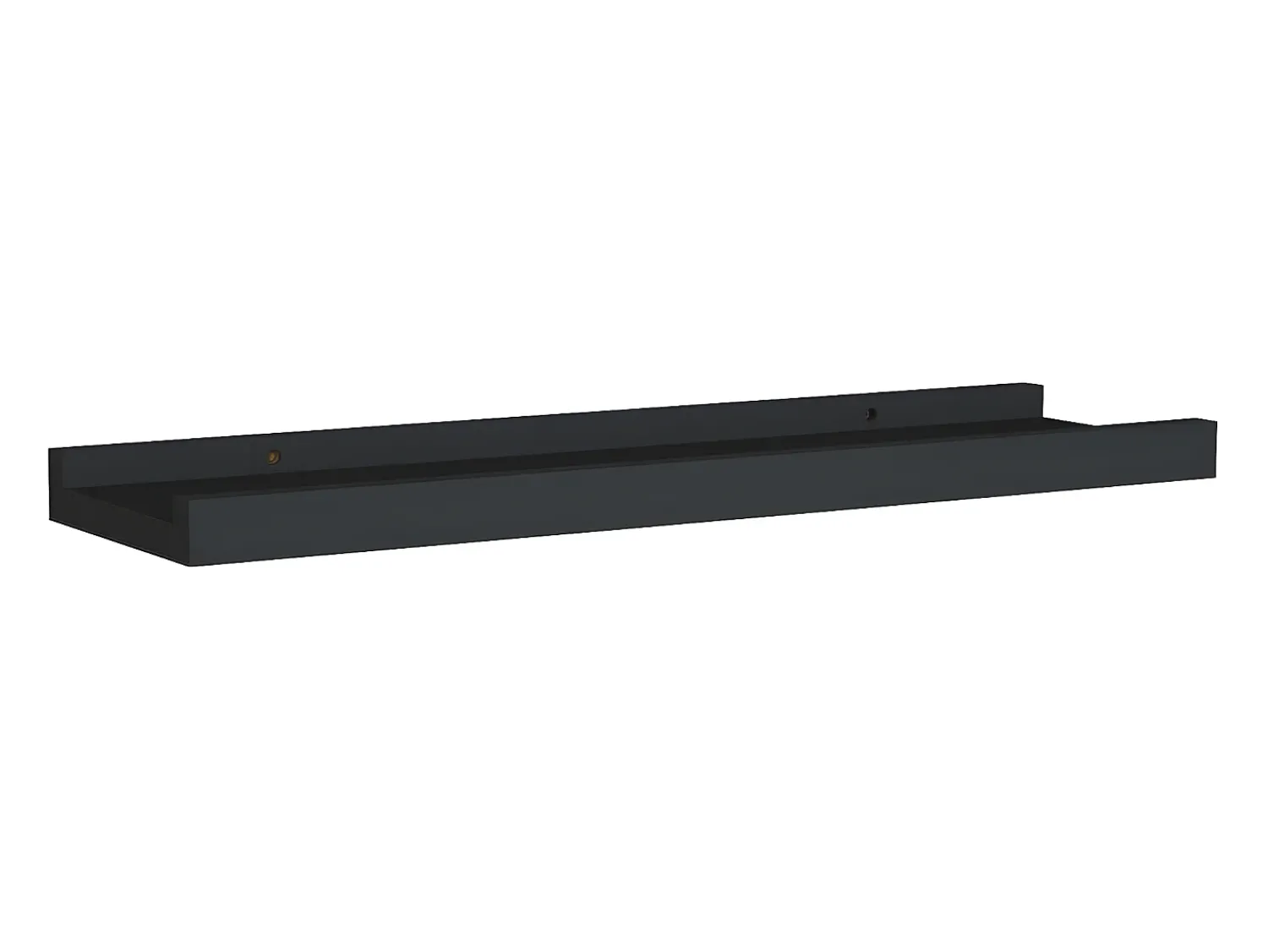 Unidade de prateleiras com rebordo 2 pcs 40x9x3 cm MDF PT925414^ Prateleira