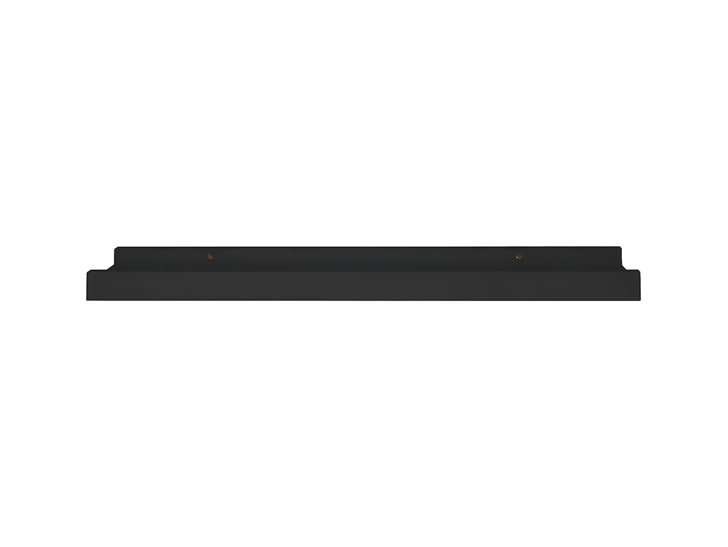 Unidade de prateleiras com rebordo 2 pcs 40x9x3 cm MDF PT925414^ Prateleira