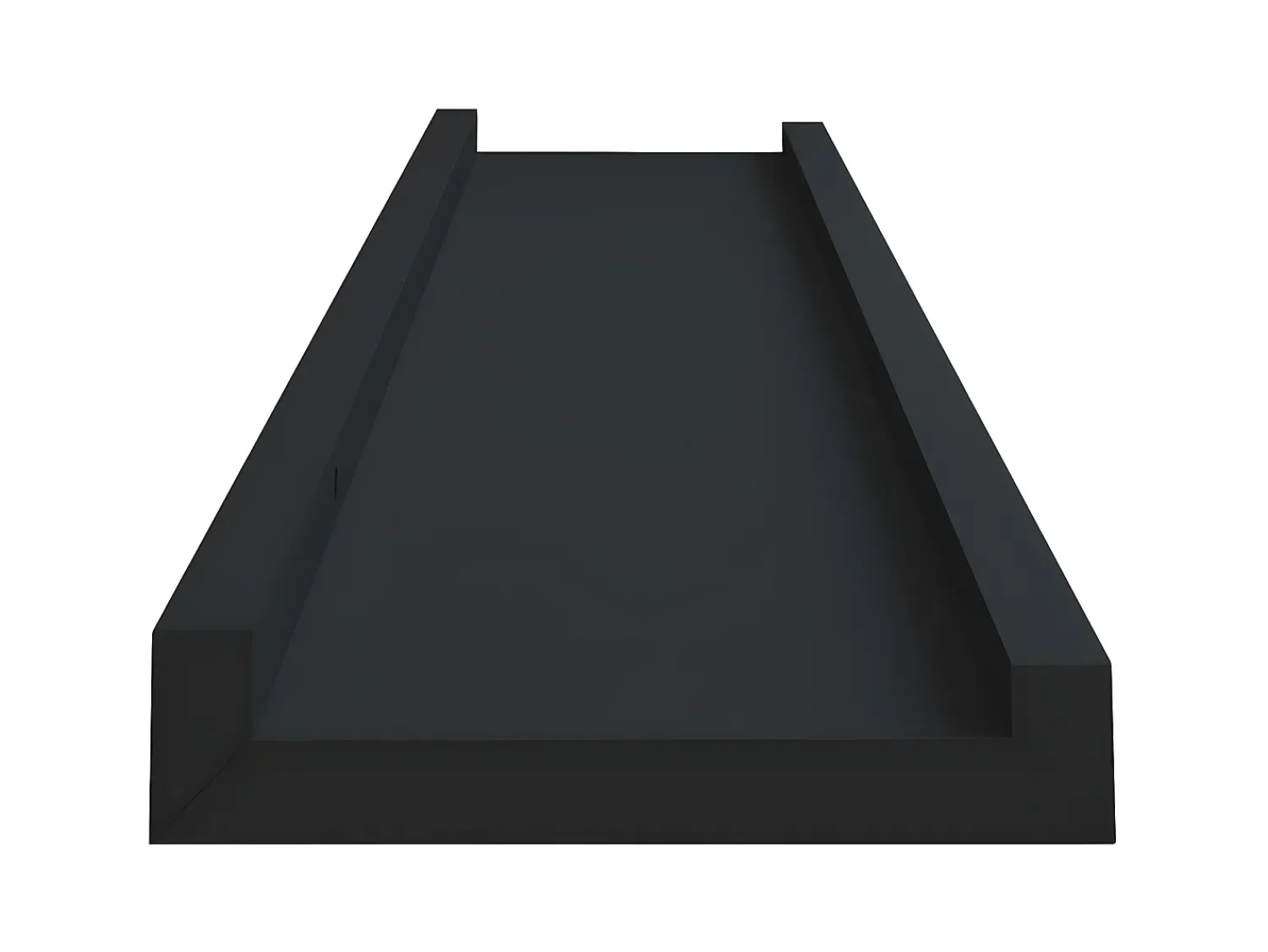Unidade de prateleiras com rebordo 2 pcs 40x9x3 cm MDF PT925414^ Prateleira
