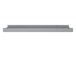 Unidade de prateleiras com rebordo 2 pcs 40x9x3 cm MDF PT872000 Cinzento