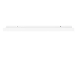 Prateleira* Unidade de prateleiras com rebordo 2 pcs 60x9x3 cm MDF PT504886 Branco