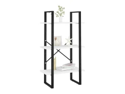 Prateleira* Unidade de prateleiras 60x30x105 cm derivados de madeira PT457433 Branco