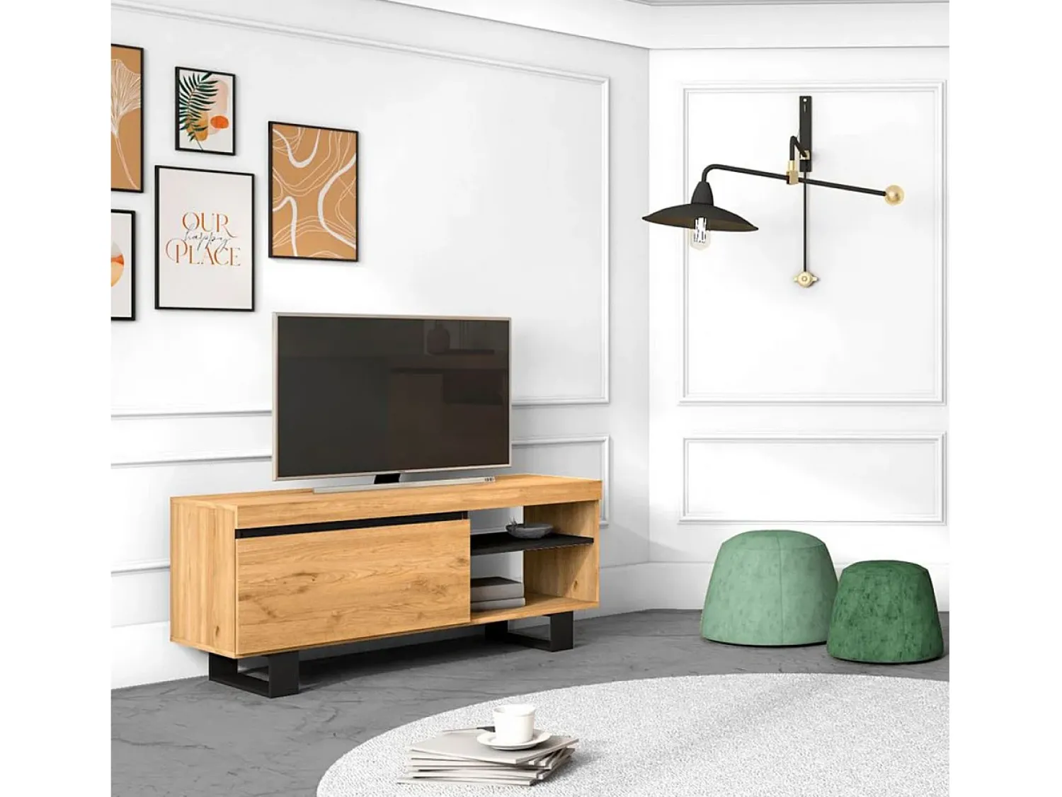 Móvel De Tv|duehome Unidade de TV Ebos UP 120 Multicor