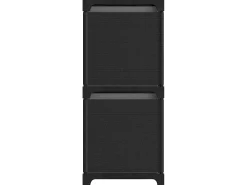 Prateleira* Unidade prateleira 5 cubos c/ caixas 103x30x72,5cm tecido PT154264 Preto