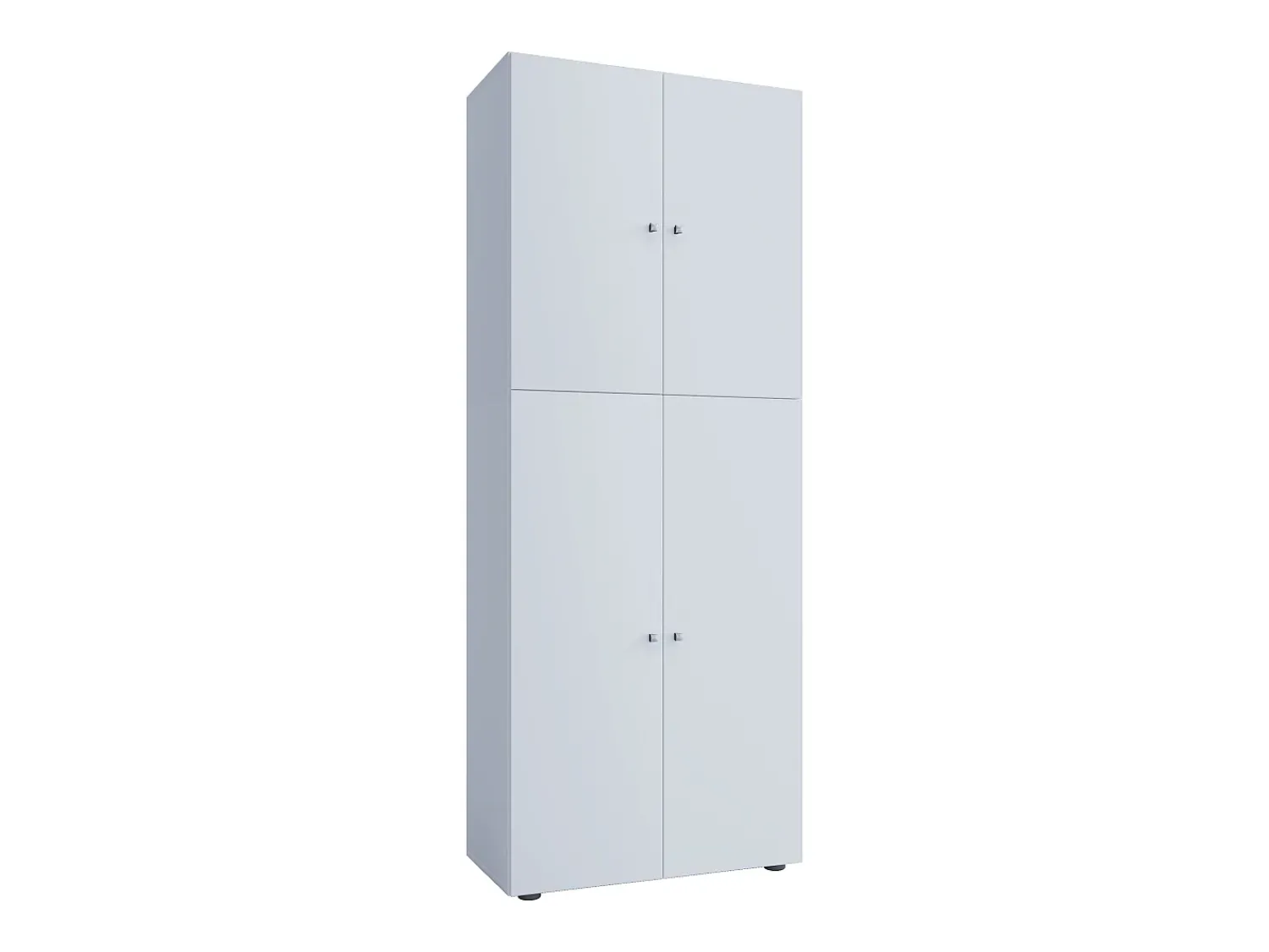 Móvel De Entrada*VCM Armário de madeira | Armário com 5 compartimentos e portas giratórias | Dimensões aprox. L. 70 x A. 184 x P. 40 cm – Lona (Branco) Multicor