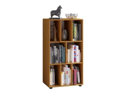 Móvel De Arrumação|VCM Cômoda em madeira | Prancha lateral com mezanino prático dividindo | Prateleira Record | Dimensões aprox. A. 120 x L. 60 x P. 40 cm - Woltino (Beech) Multicor