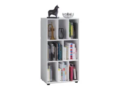 VCM Cômoda em madeira | Prancha lateral com mezanino prático dividindo | Prateleira Record | Dimensões aprox. A. 120 x L. 60 x P. 40 cm - Woltino (Branco)^ Móvel De Arrumação