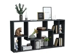 Sale VCM Estante de prateleira de madeira Media Shelf Storage Room Divider Decoração Prateleira Lanisa L (Antracite) Multicor