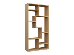 Prateleira|VCM Estante de prateleira de madeira Media Shelf Storage Room Divider Decoração Prateleira Lanisa M (Beech) Multicor