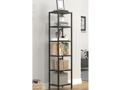VCM Iron Standing Rack Showcase Showcase Standing armário Vinali M (Preto)^ Prateleira