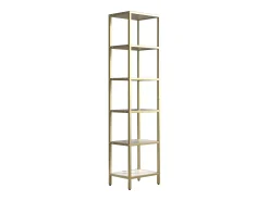 VCM Iron Standing Rack Showcase Showcase Standing armário Vinali M (Ouro)^ Prateleira
