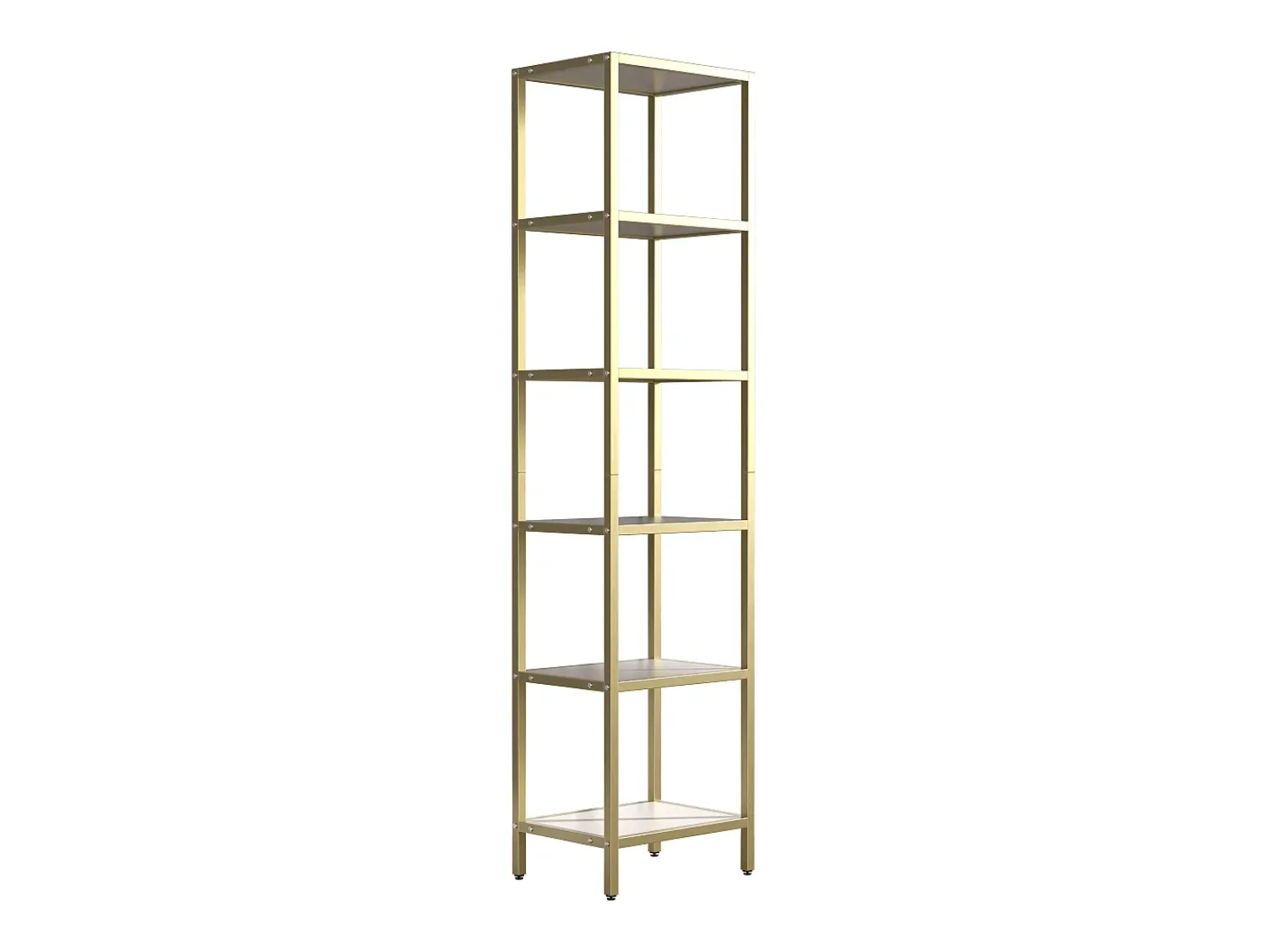 VCM Iron Standing Rack Showcase Showcase Standing armário Vinali M (Ouro)^ Prateleira