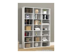 Móvel De Arrumação|VCM Madeira CD DVD Prateleira Estante Media Shelf Room Divider Decoração Prateleira Megosa M (Branco) Multicor
