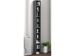 Móvel De Arrumação*VCM Madeira CD DVD Stand Estante de Armazenamento Prateleira Decoração Prateleira Megosa S (Antracite) Multicor