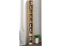VCM Madeira CD DVD Stand Estante de Armazenamento Prateleira Decoração Prateleira Megosa S (Beech)^ Móvel De Arrumação