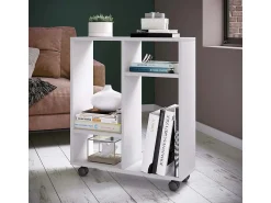 Clearance VCM Madeira Niche Cabinet Shelf Rolls Niche Shelf Side Table Room Divider Dremala (branco) Multicor