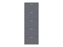 Online VCM Madeira Prateleira Kipper Sapato Sapato Sapato Sapato Tipper 5 Sulos XL (Antracite) Cinza antracite