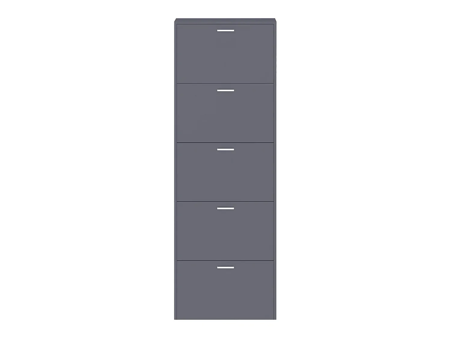 Online VCM Madeira Prateleira Kipper Sapato Sapato Sapato Sapato Tipper 5 Sulos XL (Antracite) Cinza antracite