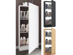 VCM Madeira Shoe Cabinet Sapato Commode Sapato Prateleira Sapato Stand Fulisa L (Branco)^ Móvel De Arrumação|Sapateira