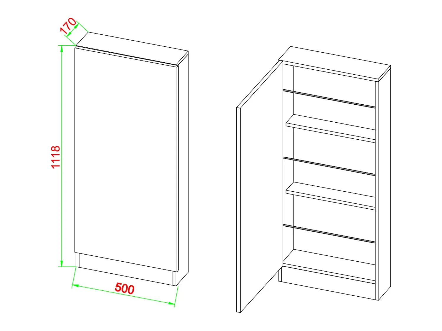 VCM Madeira Shoe Cabinet Sapato Commode Sapato Prateleira Sapato Stand Fulisa L (Branco)^ Móvel De Arrumação|Sapateira