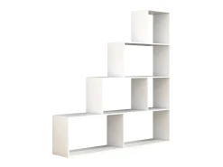 Prateleira*VCM Madeira Stand Escada Prateleira Prateleira Prateleira Divisor Estante Dubila L (Branco) Multicor