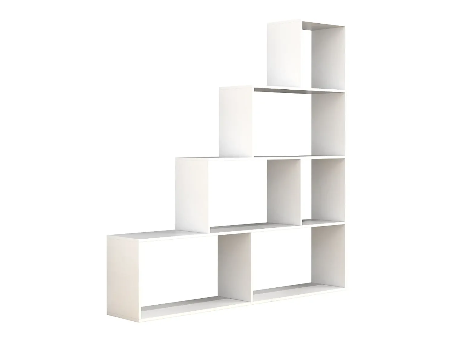 Prateleira*VCM Madeira Stand Escada Prateleira Prateleira Prateleira Divisor Estante Dubila L (Branco) Multicor