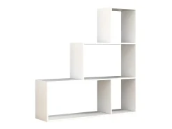 Hot VCM Madeira Stand Stair Shelf Stepped Shelf Stand Shelf Room Divider Bookshelf Dubila M (Branco) Multicor