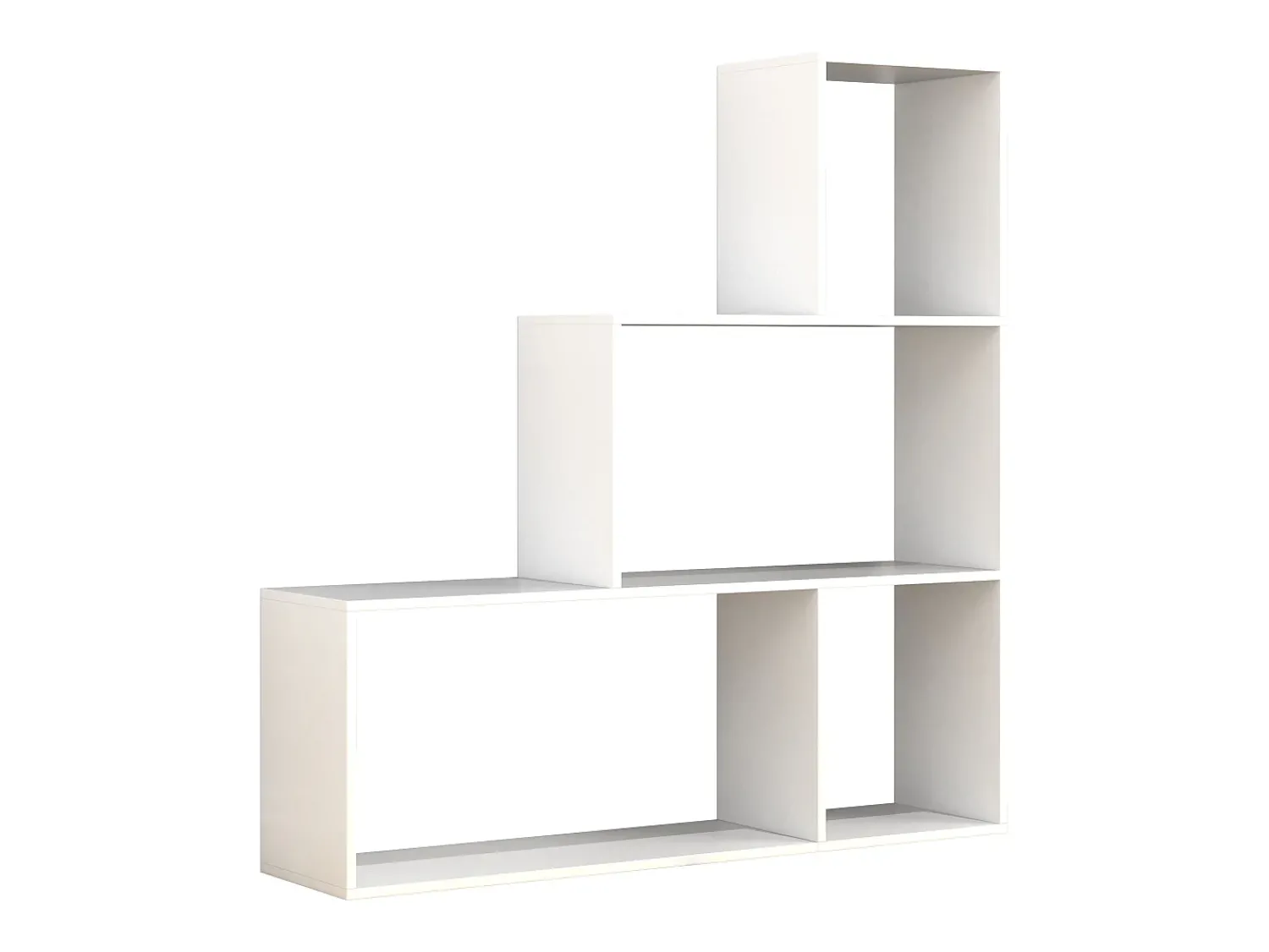 Hot VCM Madeira Stand Stair Shelf Stepped Shelf Stand Shelf Room Divider Bookshelf Dubila M (Branco) Multicor
