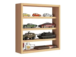Hot VCM prateleira pendurada | Dimensões aprox. A. 40 x L. 40 x P. 10 cm | Moderno e de poupança de espaço | Prateleira de parede - Osado S (Beech) Multicor
