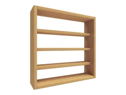 Hot VCM prateleira pendurada | Dimensões aprox. A. 40 x L. 40 x P. 10 cm | Moderno e de poupança de espaço | Prateleira de parede - Osado S (Beech) Multicor