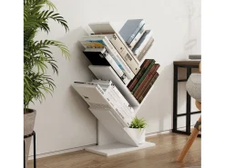 VCM Suporte de armazenamento de madeira Prateleira Estante Decoração Livros Stand Shelf Nulis L^ Prateleira