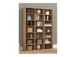 Móvel De Arrumação|VCM Wood CD DVD Prateleira Estante Media Shelf Room Divider Decoração Prateleira Megosa M (Beech) Multicor