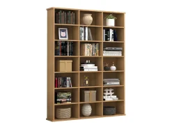 Móvel De Arrumação|VCM Wood CD DVD Prateleira Estante Media Shelf Room Divider Decoração Prateleira Megosa M (Beech) Multicor