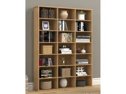 Móvel De Arrumação|VCM Wood CD DVD Prateleira Estante Media Shelf Room Divider Decoração Prateleira Megosa M (Beech) Multicor