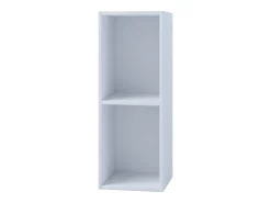 Móvel De Arrumação*VCM Wood CD DVD Shelf | Armazenamento | Dimensões A. 72 x L. 34 x P. 30 cm | Prateleira de Decoração | Estante - Mendas 2 Compartimentos (Branco) Multicor