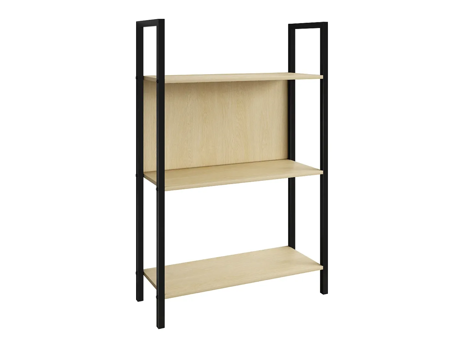 Prateleira|VCM Wood Metal Storage Stand Prateleira Estante Decoração Livros Stand Shelf Flakos 3 (Honey Oak) Multicor