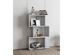 Prateleira*VCM Wood Room Divider Stand Shelf Bookshelf Decoração Livros Stand Shelf Palusa M (Branco) Multicor