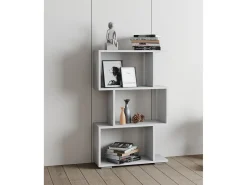 Prateleira*VCM Wood Room Divider Stand Shelf Bookshelf Decoração Livros Stand Shelf Palusa M (Branco) Multicor