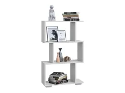 Prateleira*VCM Wood Room Divider Stand Shelf Bookshelf Decoração Livros Stand Shelf Palusa M (Branco) Multicor