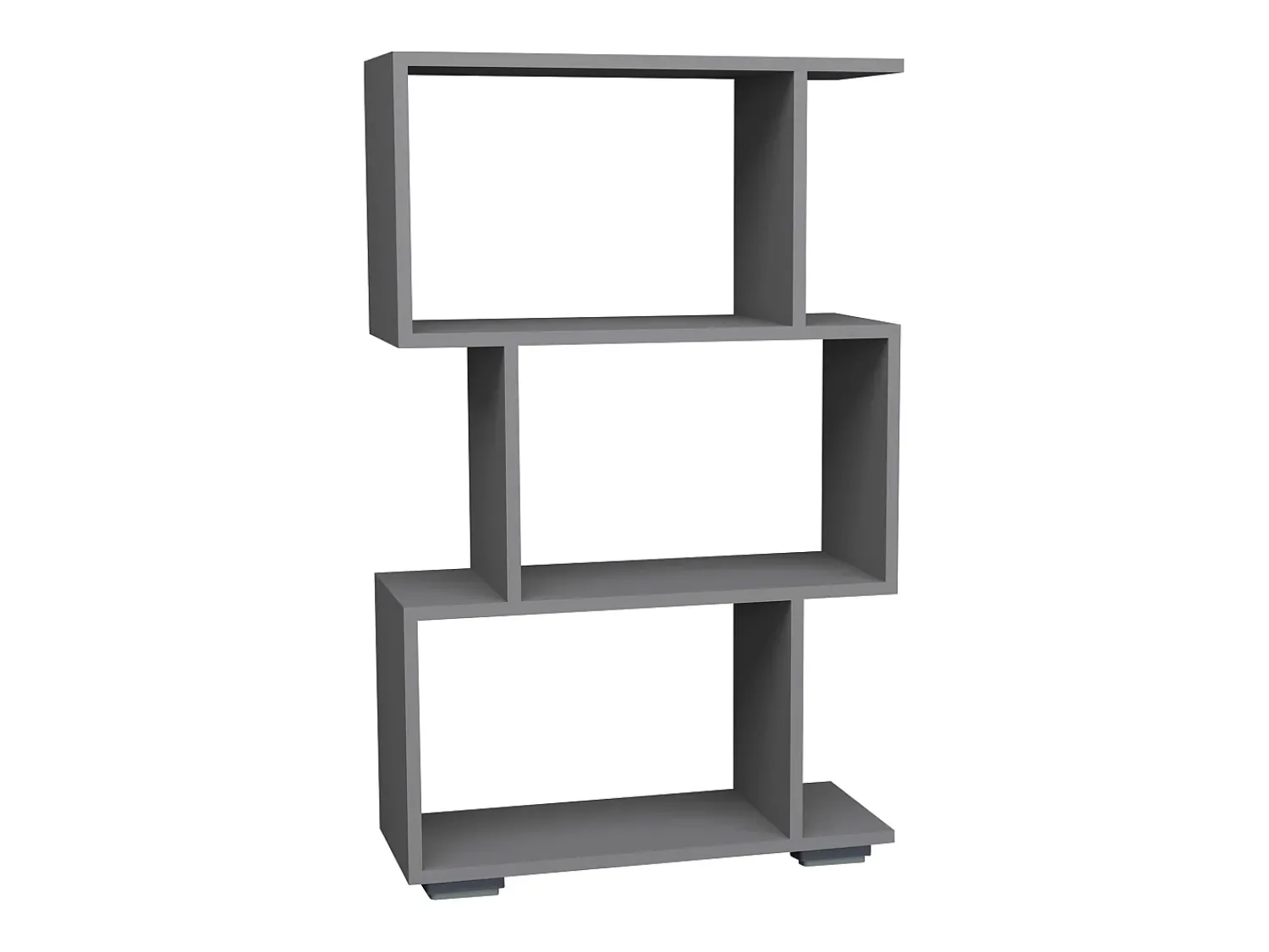 VCM Wood Room Divider Stand Shelf Bookshelf Decoração Livros Stand Shelf Palusa M (Anthracite)^ Prateleira